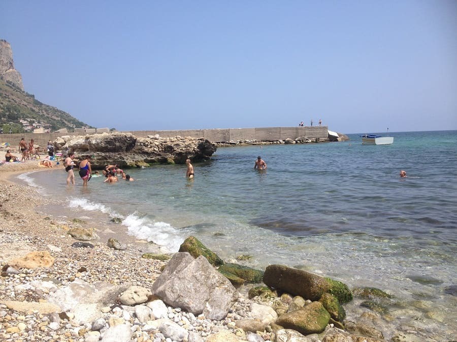 Local beach in Palermo