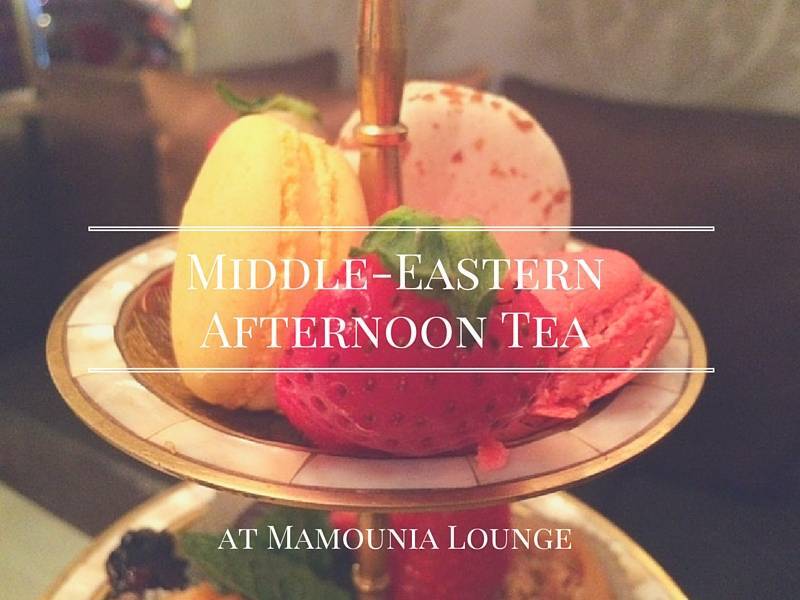 Middle-Eastern afternoon tea at Mamounia Lounge