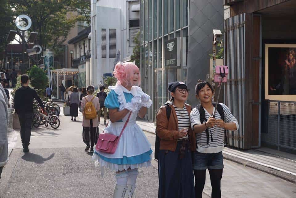 Harajuku girl (well, boy) in Tokyo