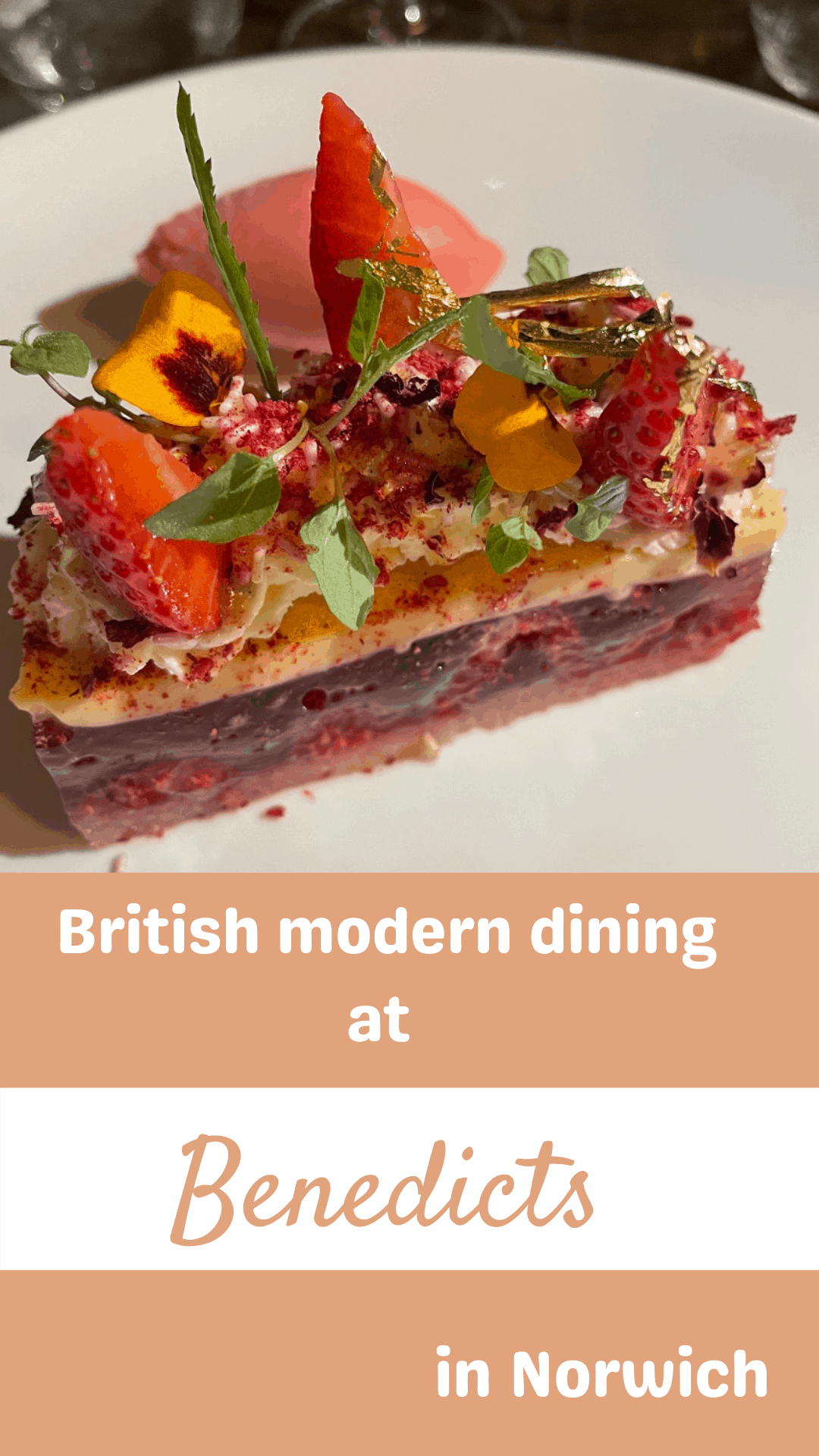 Modern British dining at Benedicts in Norwich
