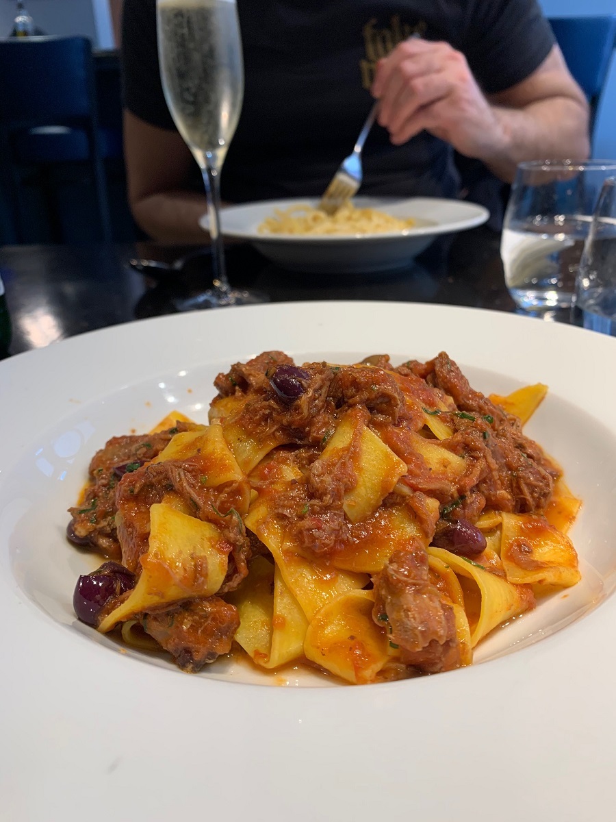 Pappardelle with wild boar ragu