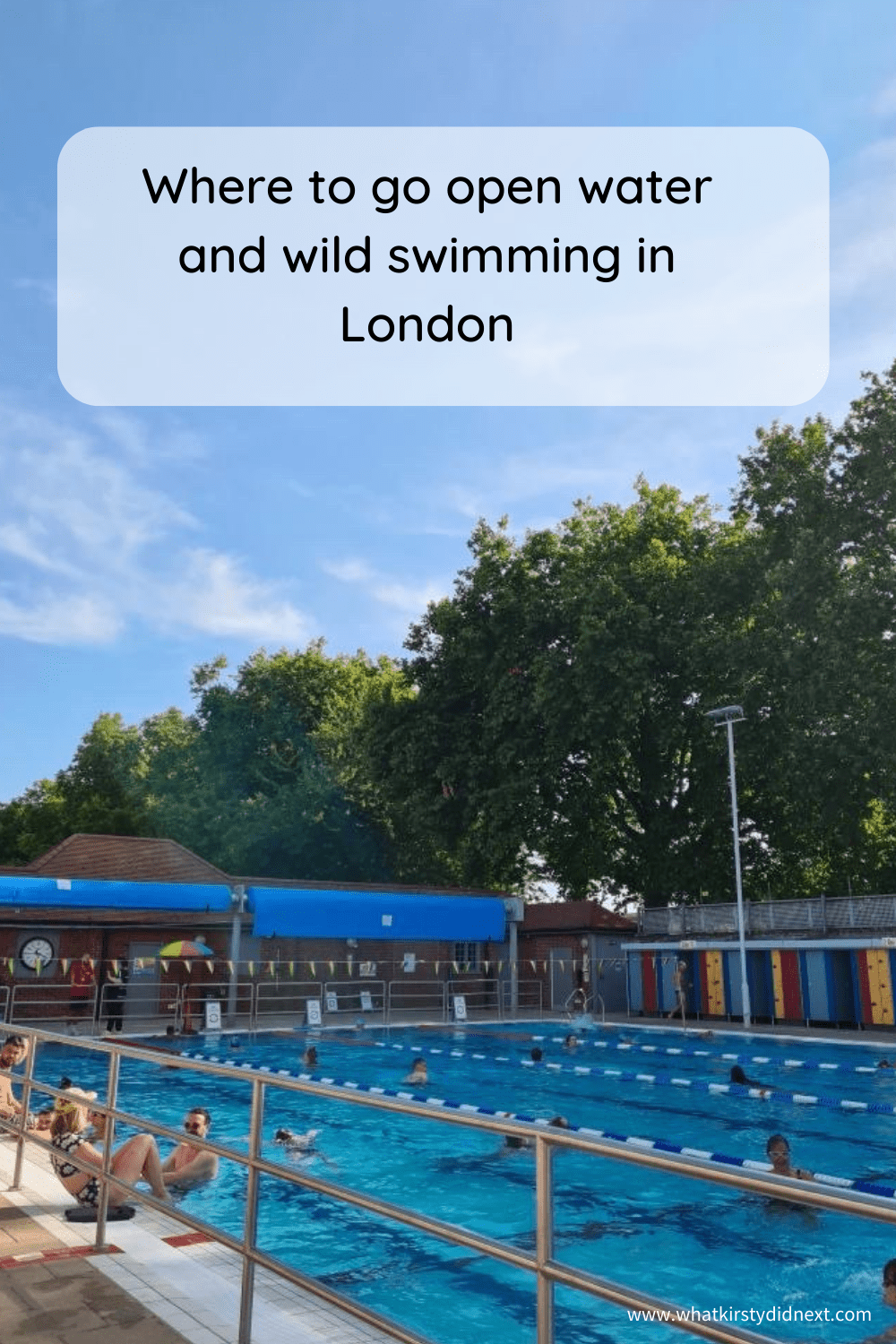 Open water and wild swimming in London