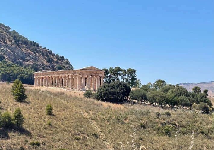 Doric Temple of Segesta from a distance