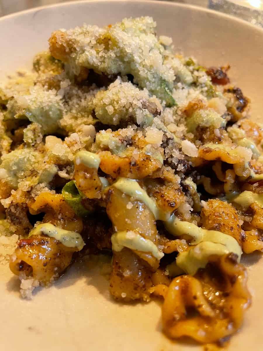 Campanelle with beef ragu from Manteca